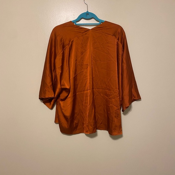 Dolman Sleeve Rush Silk Shirt - Picture 3 of 4